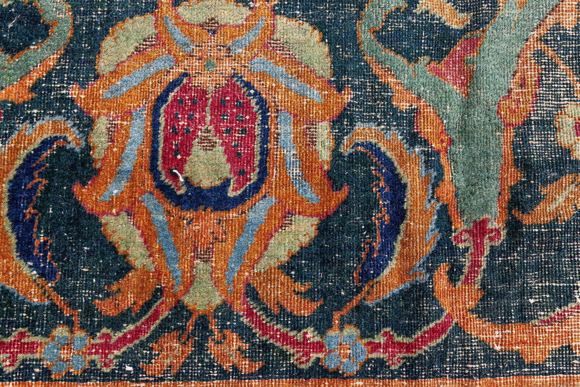 Persian Antique Esfahan Rug Doris Leslie Blau For Sale