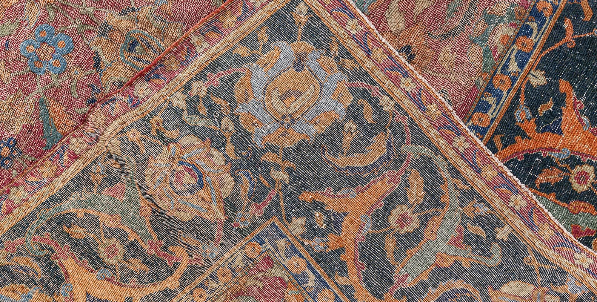Antique Esfahan Rug Doris Leslie Blau For Sale 1