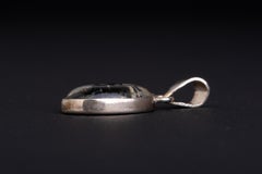 Antique Essex Crystal Chimney Sweeper Charm, Silver Lucky Sweep Pendant