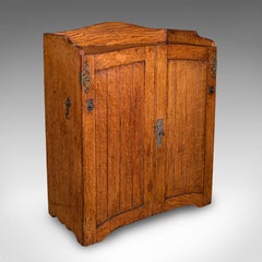 Antique Estate Gamekeeper's Cabinet, Scottish, Oak, Clerk's Cupboard, Victorian