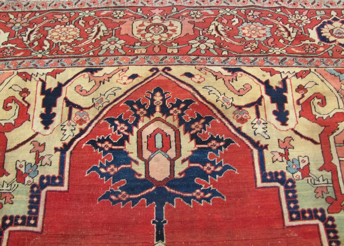 Antique Estate Persian Serapi Rug, c 1890 - RR6299   A  SALE For Sale 7
