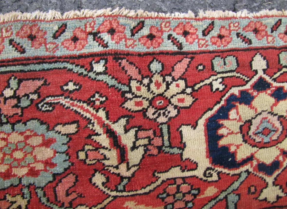 Antique Estate Persian Serapi Rug, c 1890 - RR6299   A  SALE For Sale 8