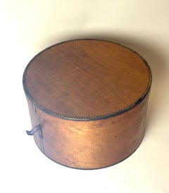 Antique Estonian Birch Hat Box Attributed to Luther, c. 1900