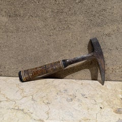 Antique Estwing Geological Rock Hammer Leather Handle