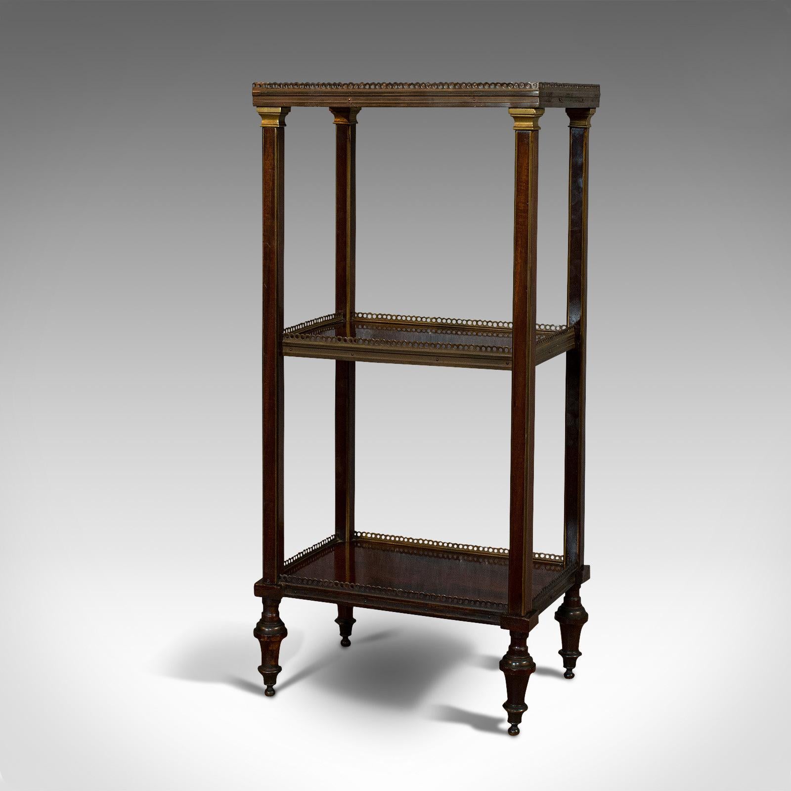 3 tier etagere