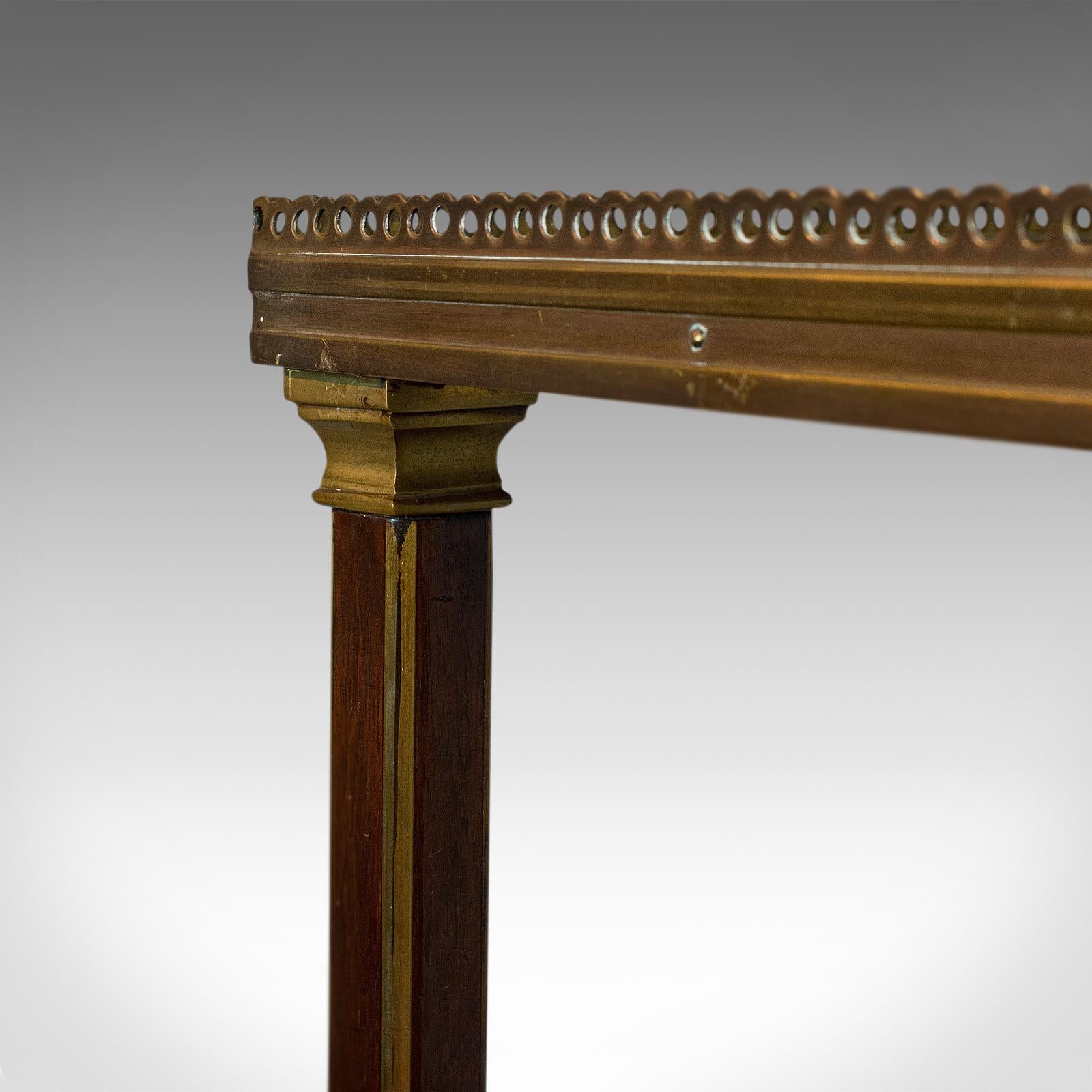 Antique Étagère, Italian, Mahogany, Brass, 3 Tier, Whatnot, Victorian circa 1870 4