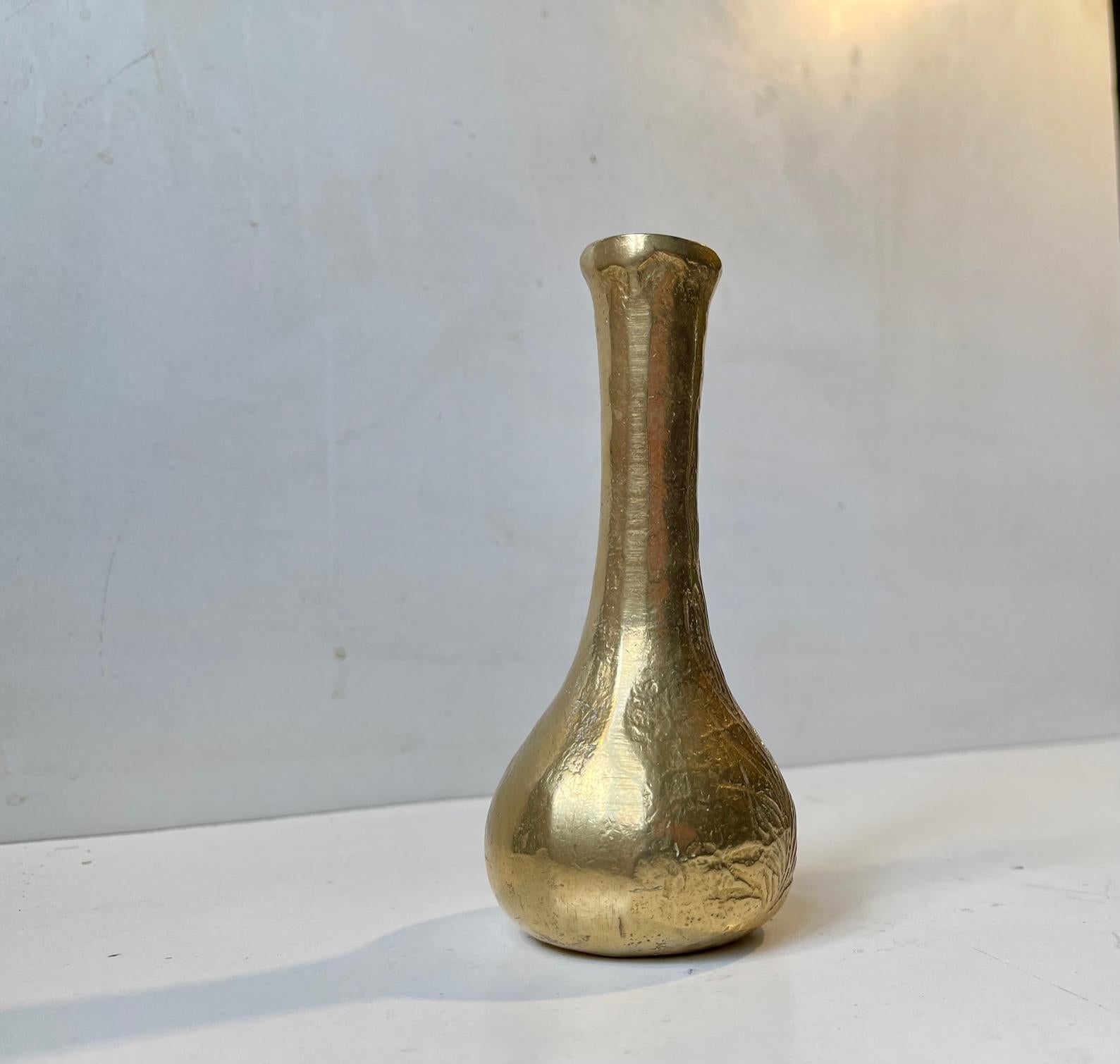 bronze bud vase