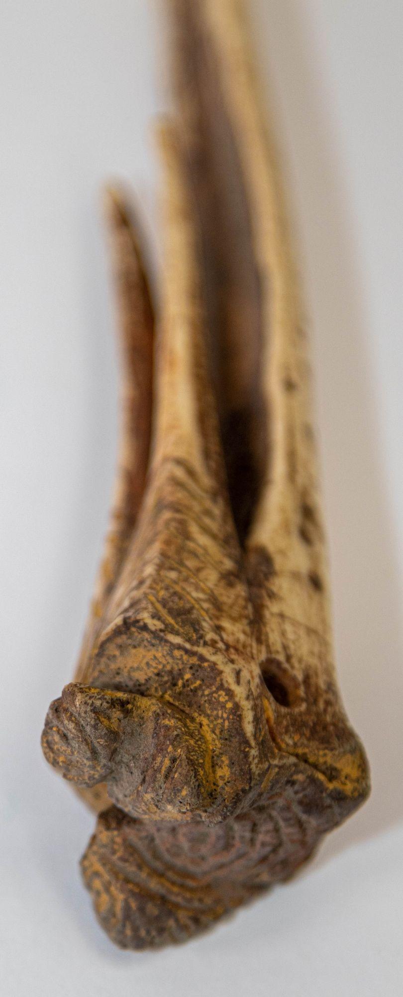 Antique Ethnic Artifact Sepik River Cassowary Bone from Papua New Guinea For Sale 4