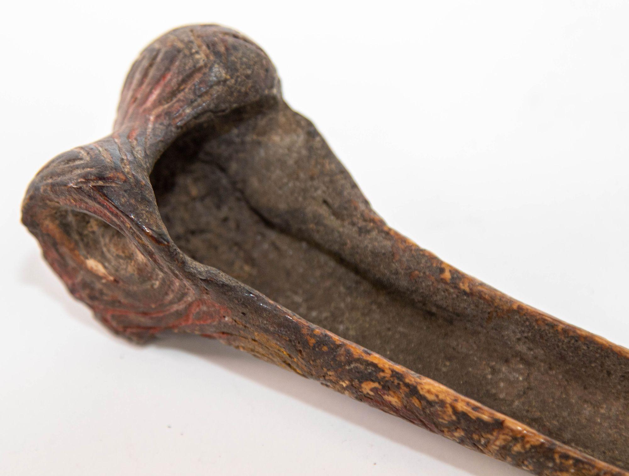 Antique Ethnic Artifact Sepik River Cassowary Bone from Papua New Guinea For Sale 9