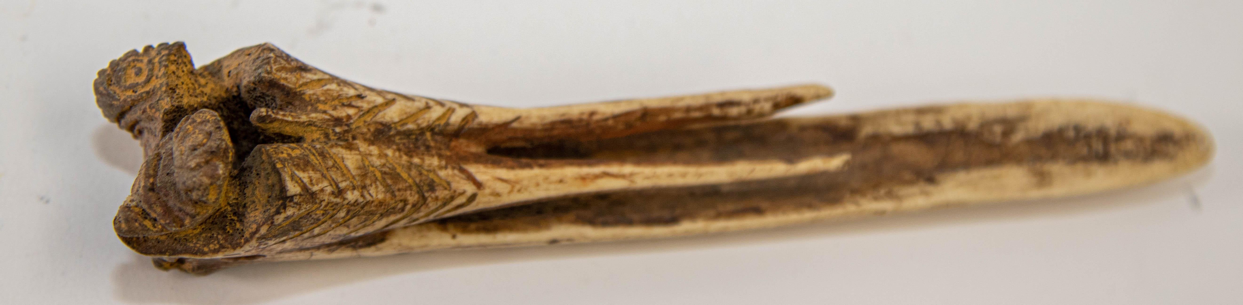 Antique Ethnic Artifact Sepik River Cassowary Bone from Papua New Guinea For Sale 11