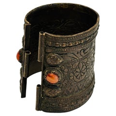 Antique Ethnic Berber Cuff Bracelet or Anklet North Africa