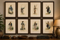 Antique Ethnographic Prints of Indonesia & Timor Islands, Set of 8, 1852