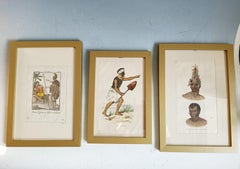 Antique Ethnographic Tribal prints Set Art Décor Interior Design