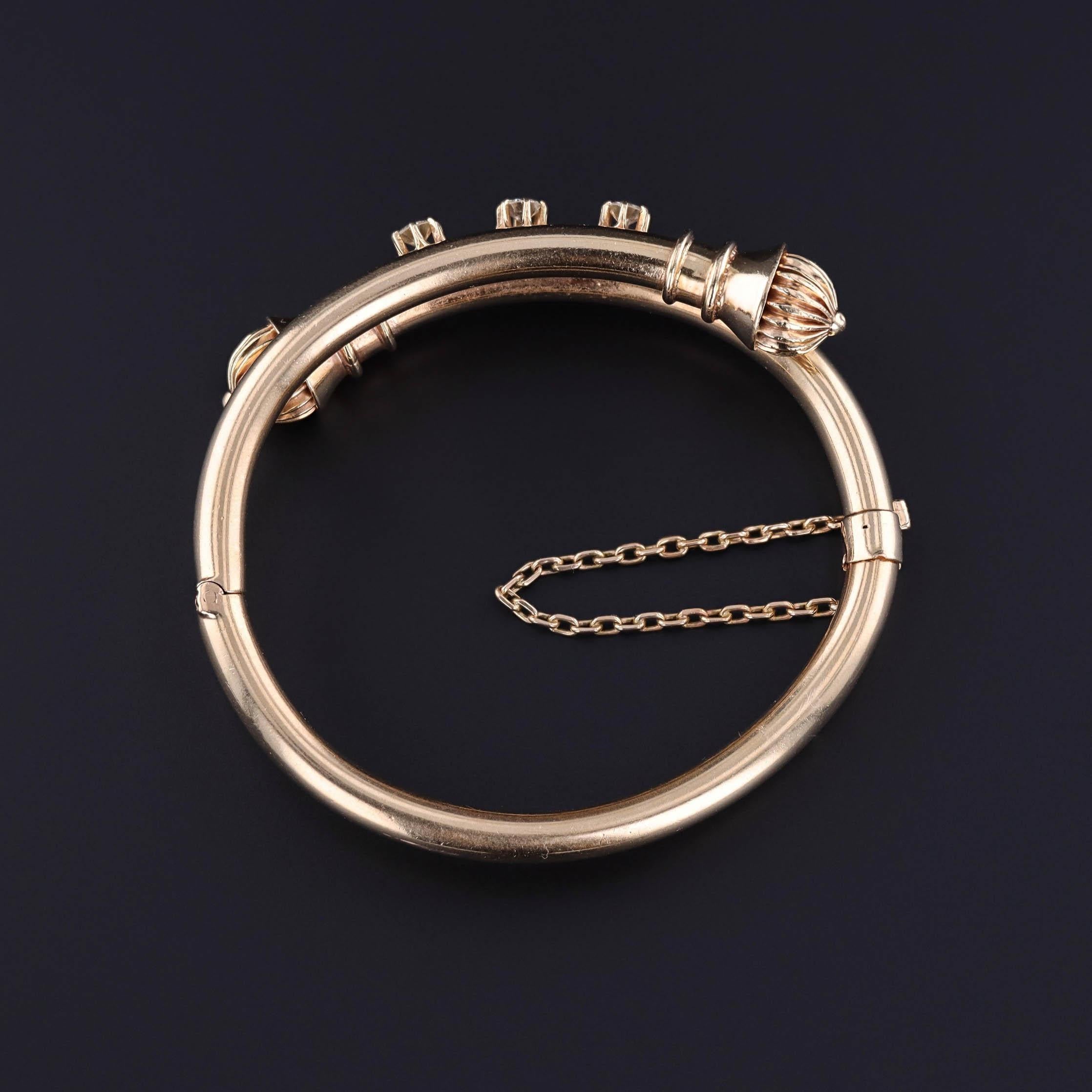 Antiker etruskischer Revival-Armreif aus 14k Gold (Neoetruskisch) im Angebot