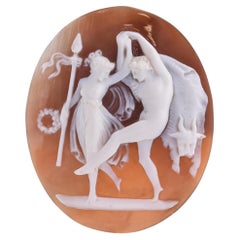 Antique "Europa Dancing with Zeus" Loose Cameo