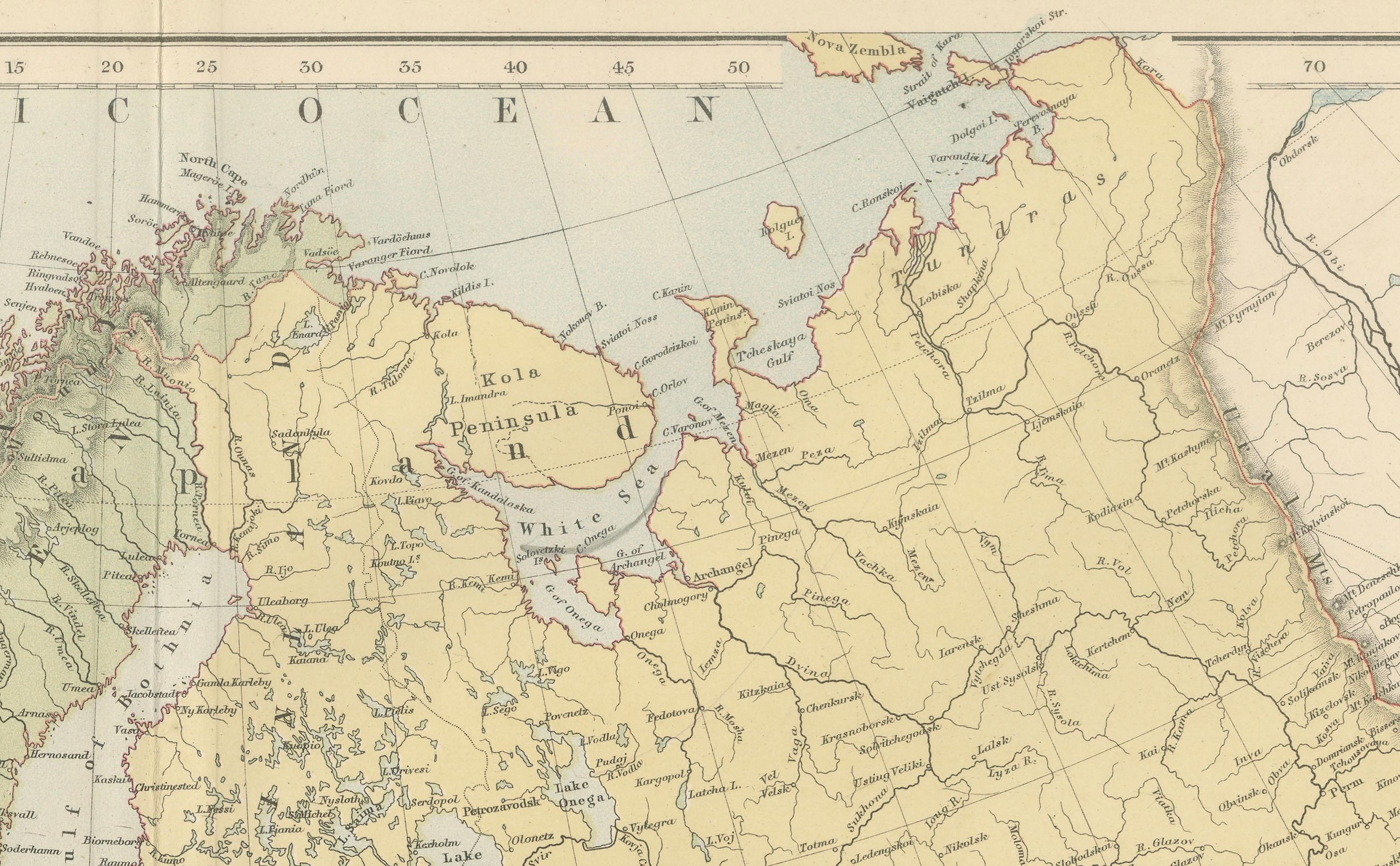 Mappa antica dell'Europa con divisioni politiche - Atlante di Black, 1884

Questa dettagliata mappa incisa dell'Europa è stata pubblicata nella New and Revised Edition of Black's General Atlas of the World a Edimburgo, nel 1884. Offre una chiara