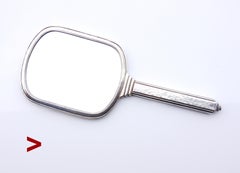 Antique FM European Art - Deco Mirror solid Silver / 293 gr