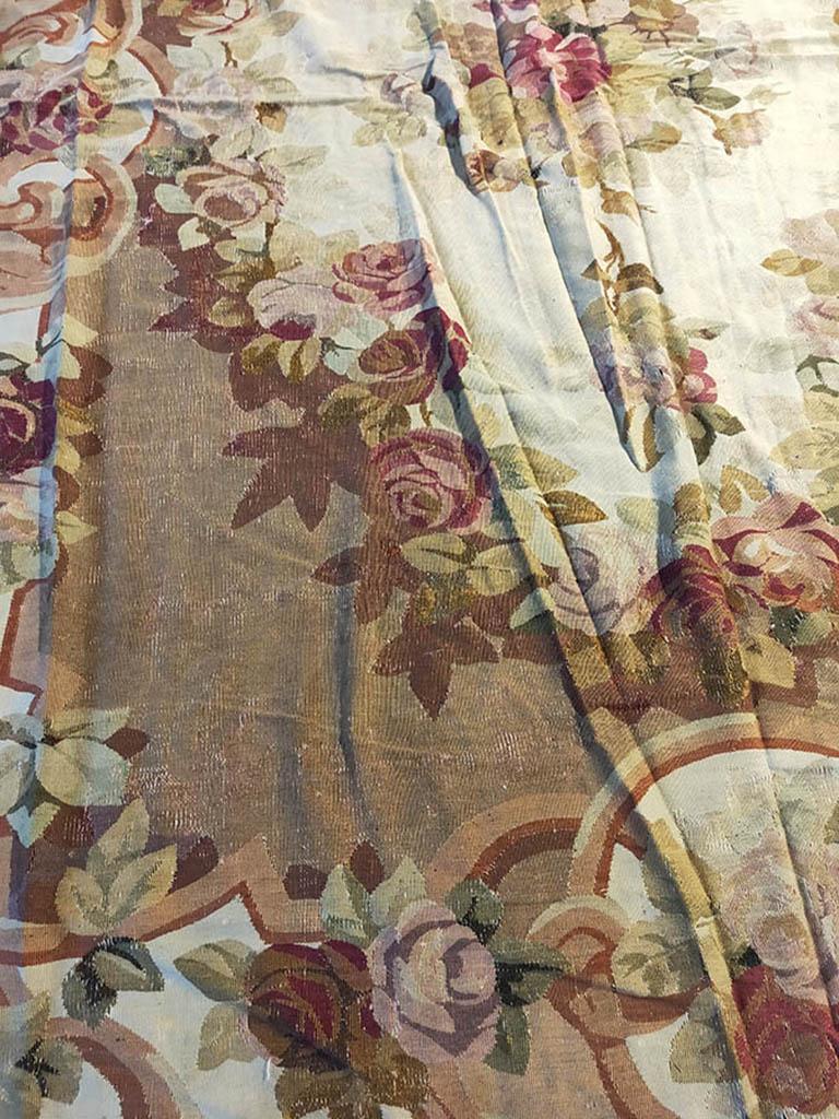 19th Century  French Aubusson Napoleon III Carpet ( 11' x 13' 7