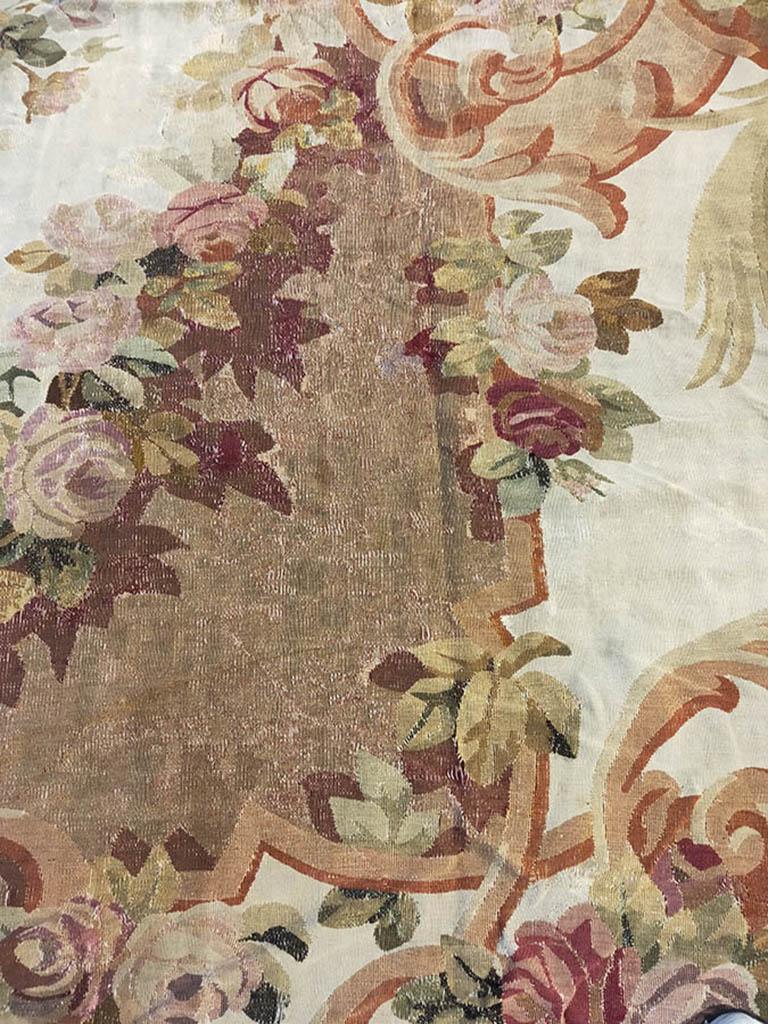 Late 19th Century 19th Century  French Aubusson Napoleon III Carpet ( 11' x 13' 7