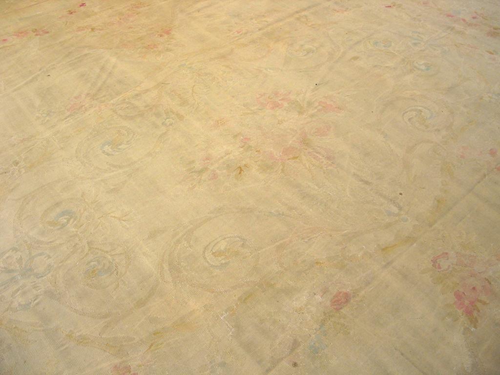 Late 19th Century 19th Century French Aubusson Carpet ( 12' x 15'6
