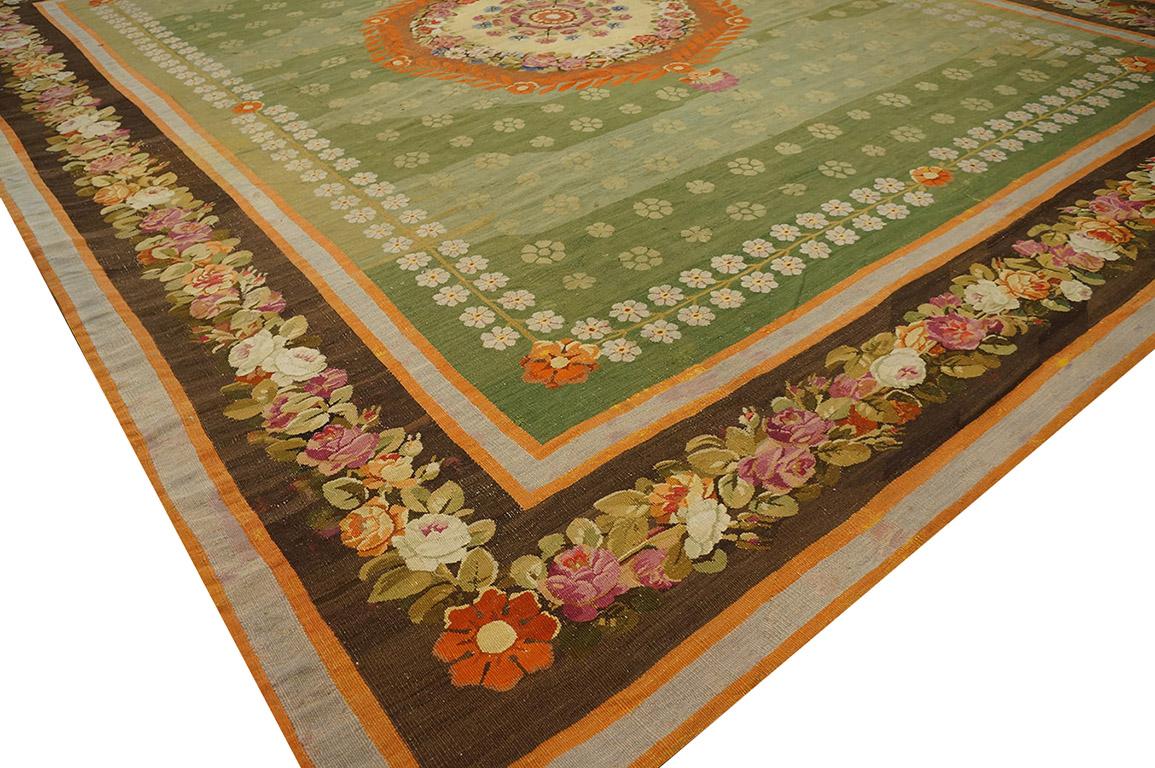 Wool Early 19th Century French Empire Period Aubusson ( 13 6'' x 16'3'' - 410 x 495 ) For Sale
