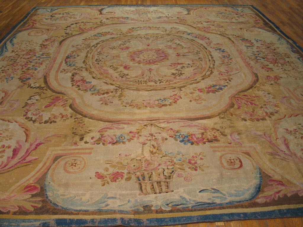 18th Century French Aubusson Louis XVI Period Carpet 
15'8