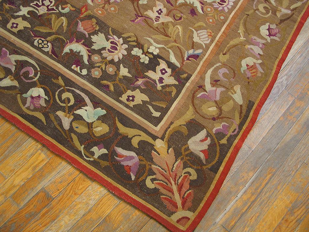 Hand-Woven Antique French Aubusson Carpet -  Louis Philippe - Period For Sale