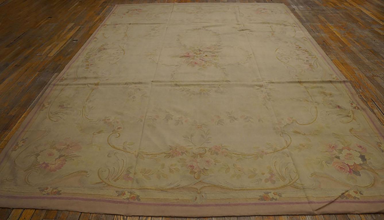 Antique European Aubusson Carpet  Size: 8'0