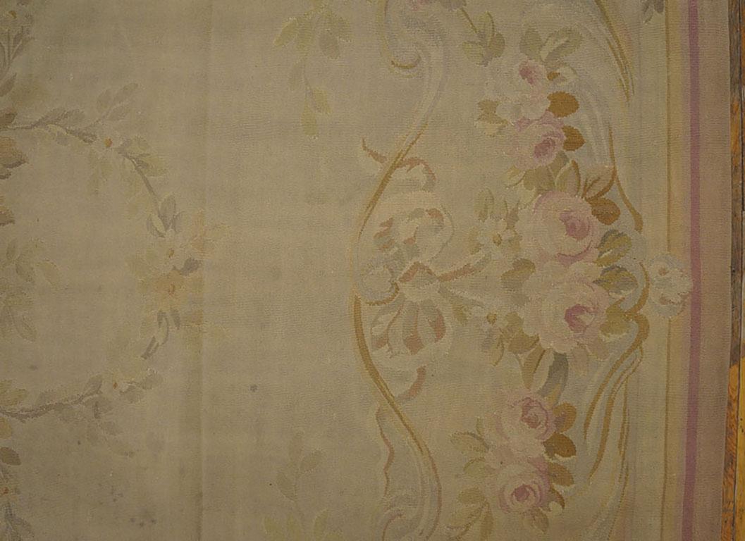 Early 20th Century French Aubusson Carpet ( 8' x 11'5