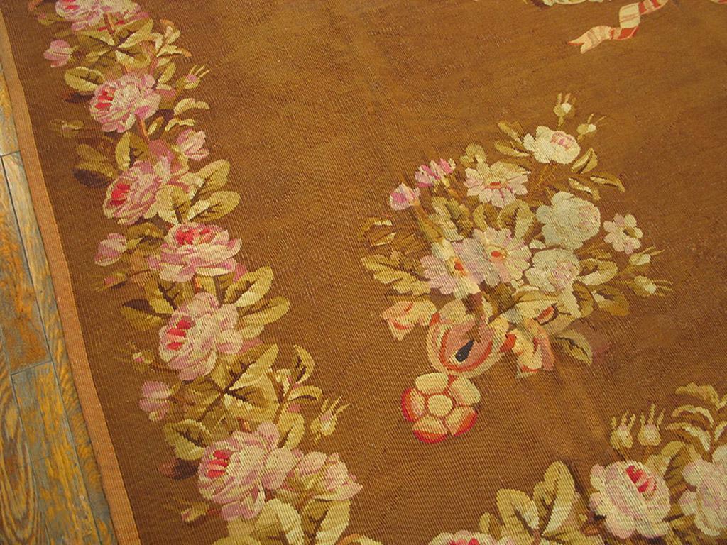 Early 19th Century French Empire Aubusson Carpet ( 8' x 9'3