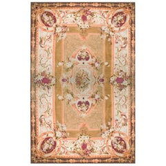 Tapis d'Aubusson d'époque Napoléon III du 19ème siècle (15'6" x 22'-472 x 671)