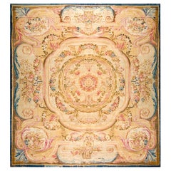Antique French Aubusson Carpet  - Louis XVI Period 
