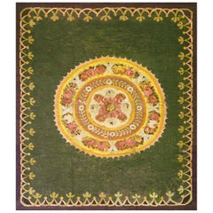 Aubusson-Teppich aus der französischen Empire-Periode des frühen 19. Jahrhunderts (7'4" x 8'6"-225 x 260)