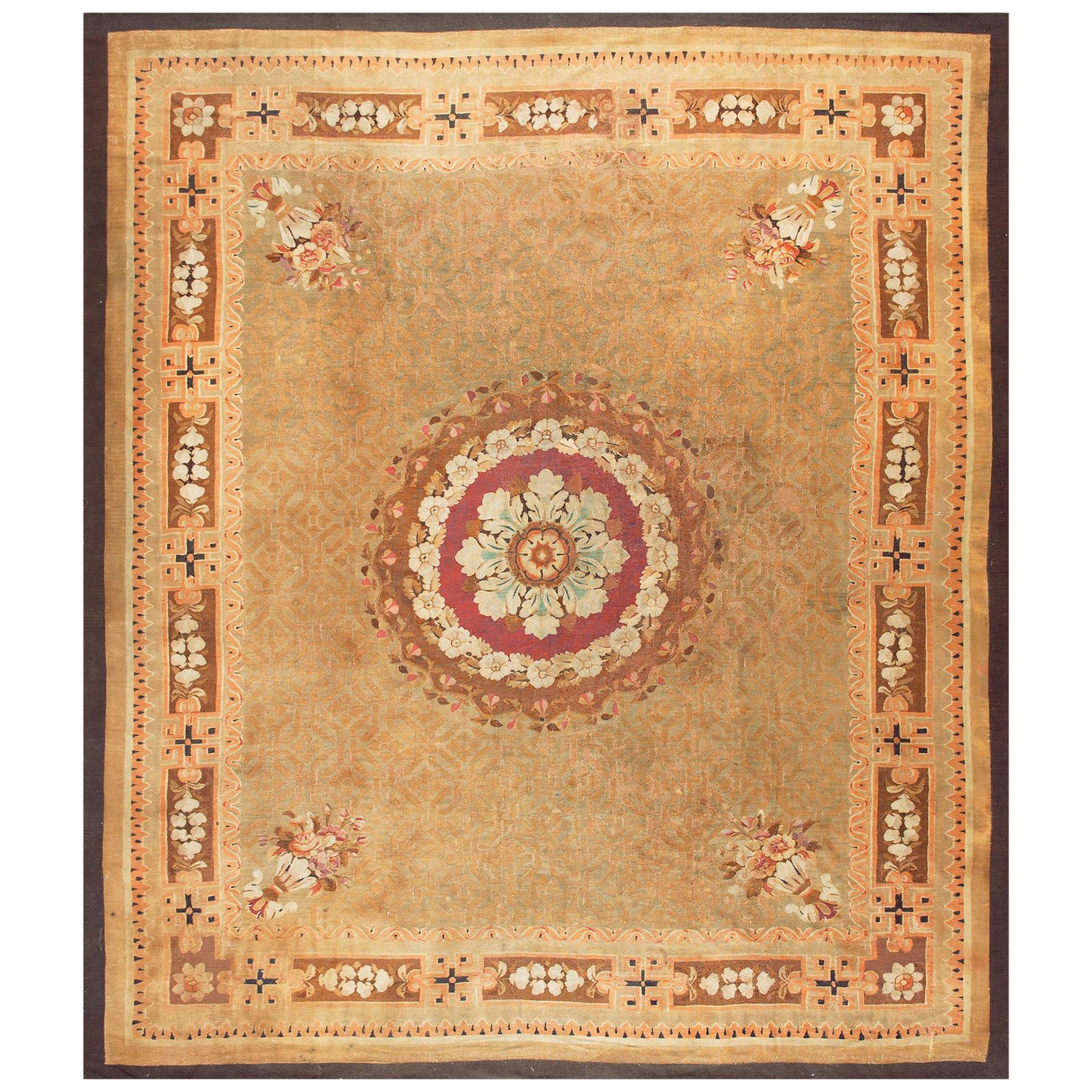Antique French Aubusson Carpet - 1st Empire Period For Sale