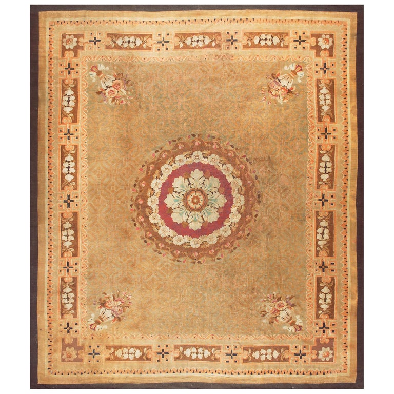 Antique French Aubusson Carpet - 1st Empire Period For Sale at 1stDibs