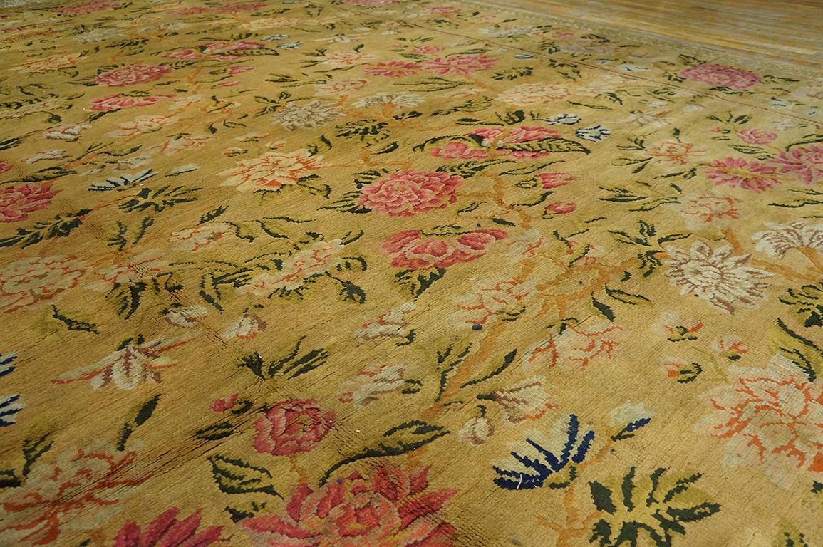 18th Century George III Period Axminster Carpet ( 11'8
