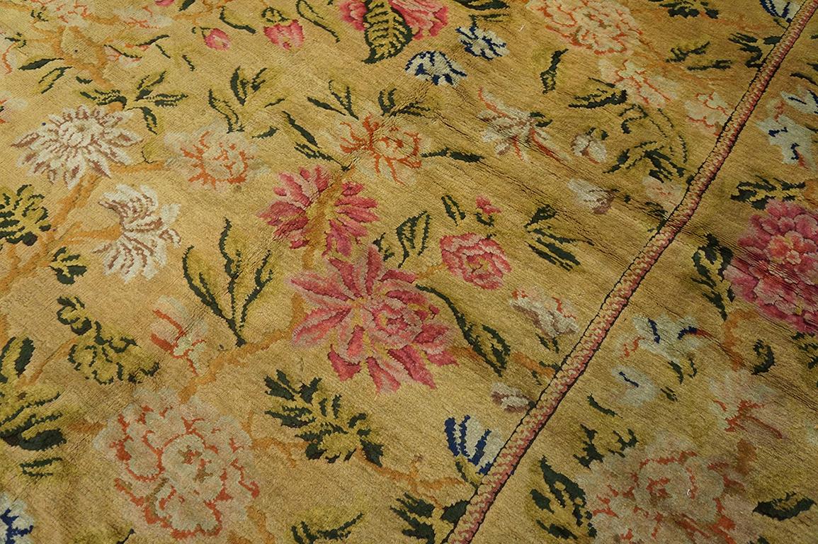 Wool 18th Century George III Period Axminster Carpet ( 11'8