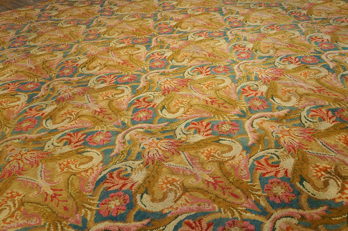 George III Mid 18th Century English Axminster Carpet ( 13'8