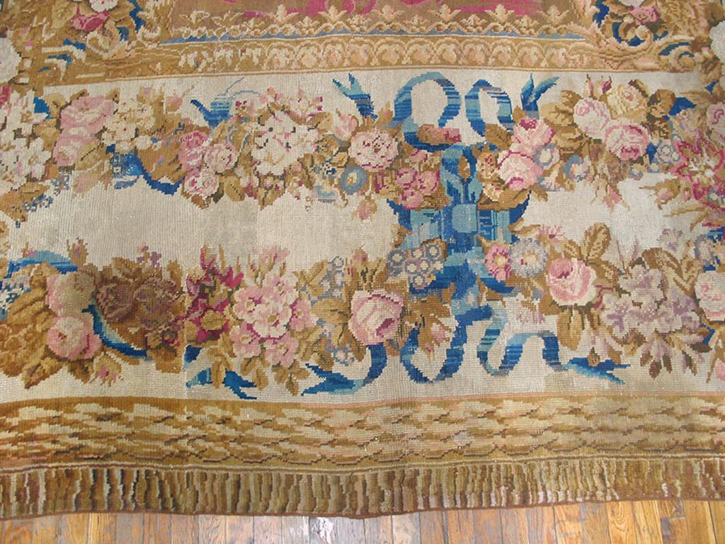 Early 19th Century English Armorial Axminster Carpet (14'4