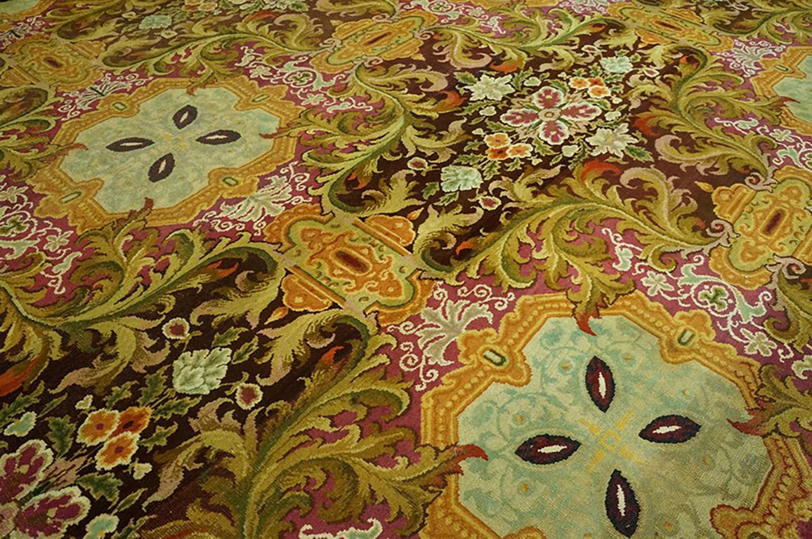 Early 19th Century Antique European Axminster Rug