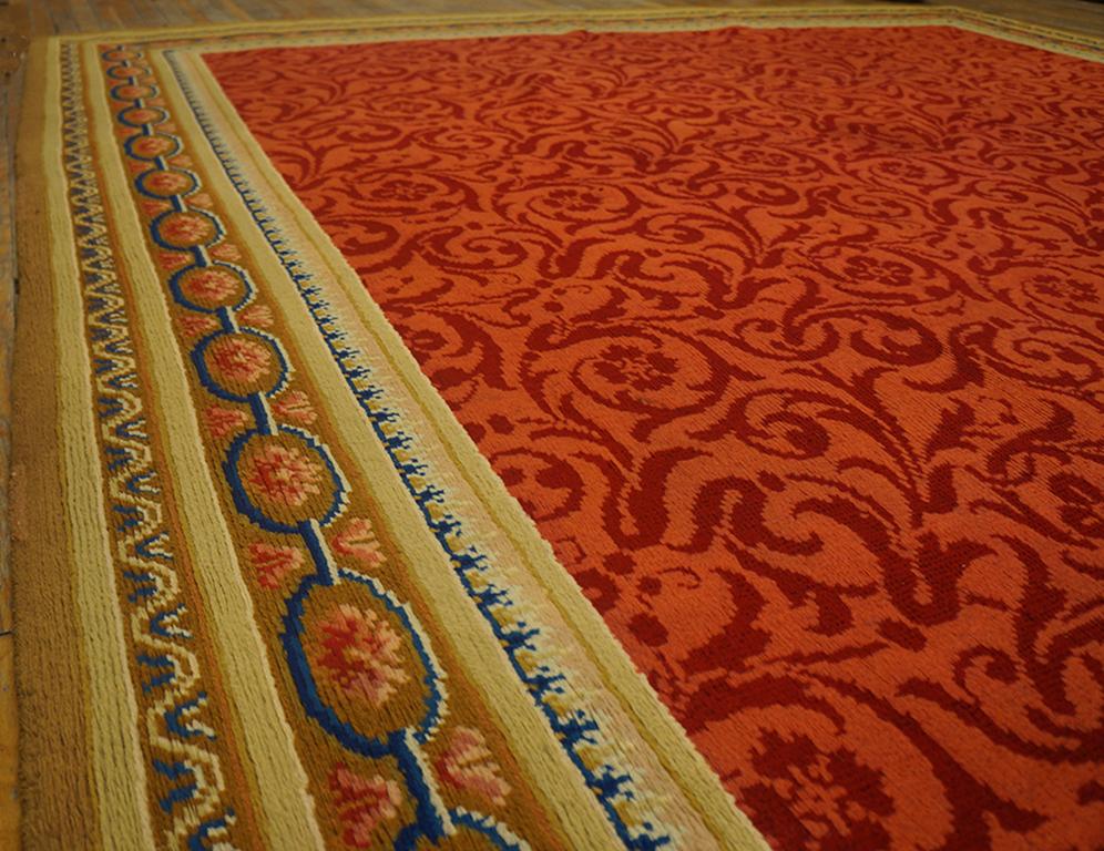 Mid 19th Century English Axminster Carpet ( 9' 8