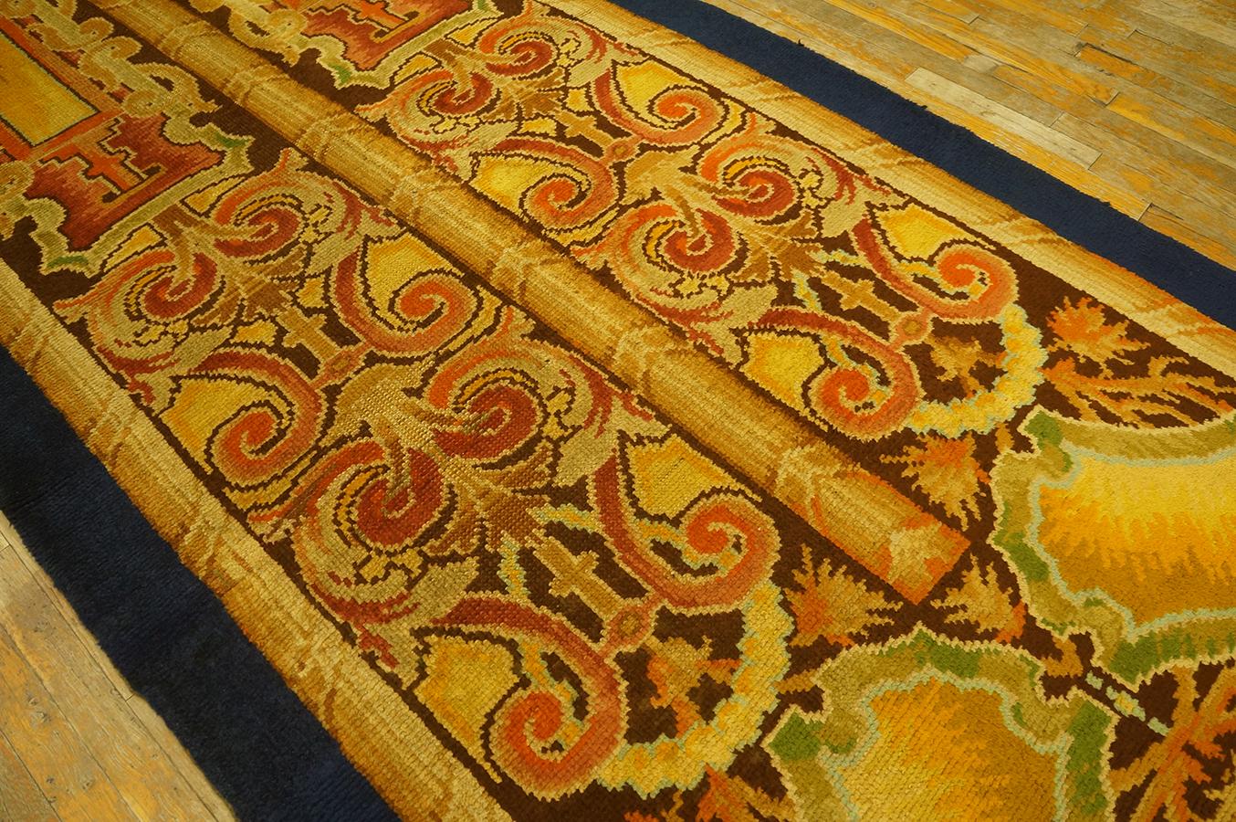 Early 20th Century English Axminster Carpet ( 4'9