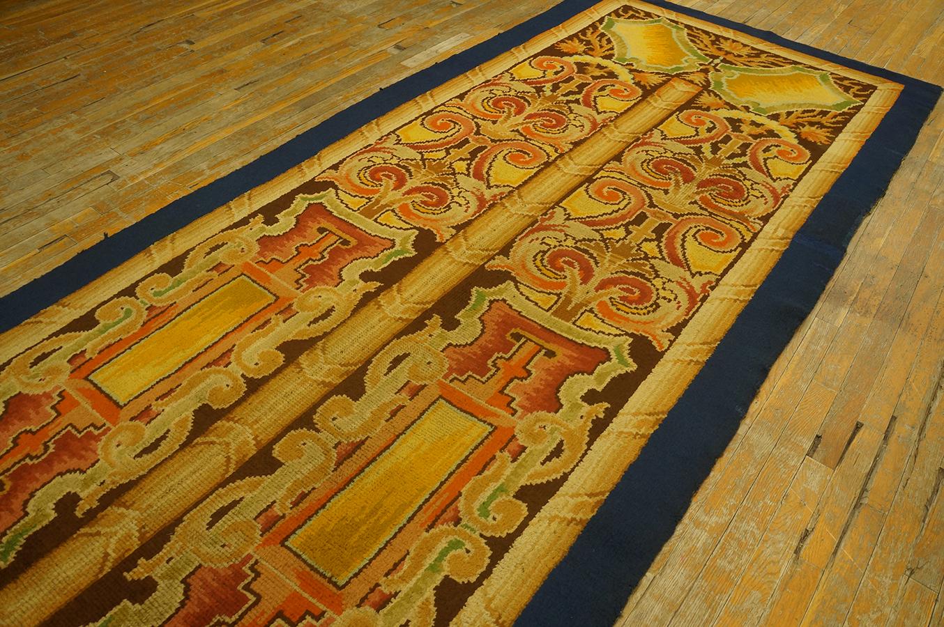 Early 20th Century English Axminster Carpet ( 4'9