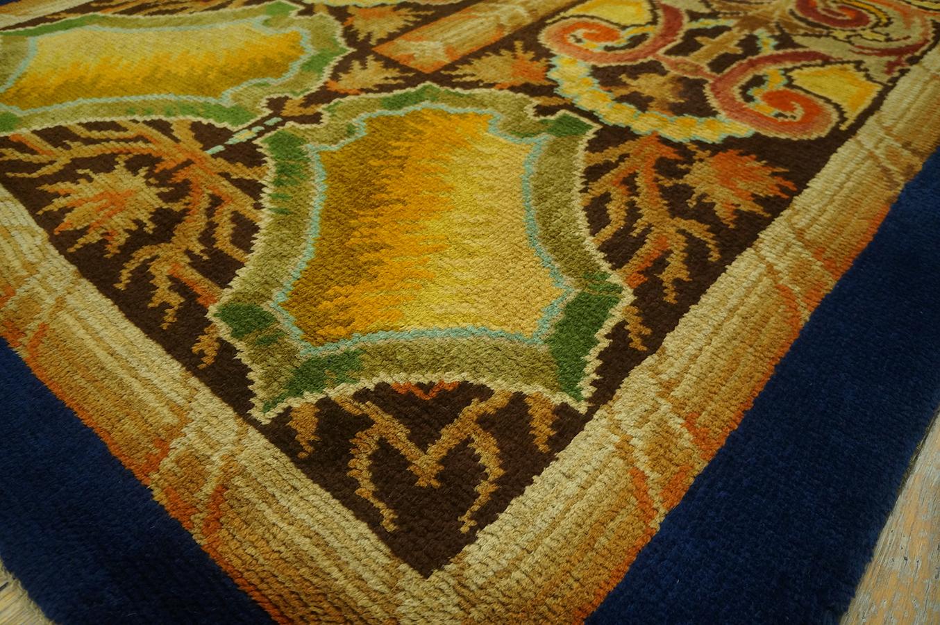 Early 20th Century English Axminster Carpet ( 4'9