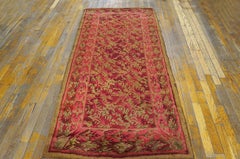 Mid 19th Century English Axminster Carpet ( 3' x 6'10" x 90 x 208 )