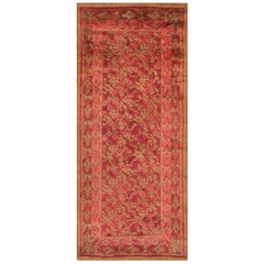 Antique Mid 19th Century English Axminster Carpet ( 3' x 6'10" x 90 x 208 )
