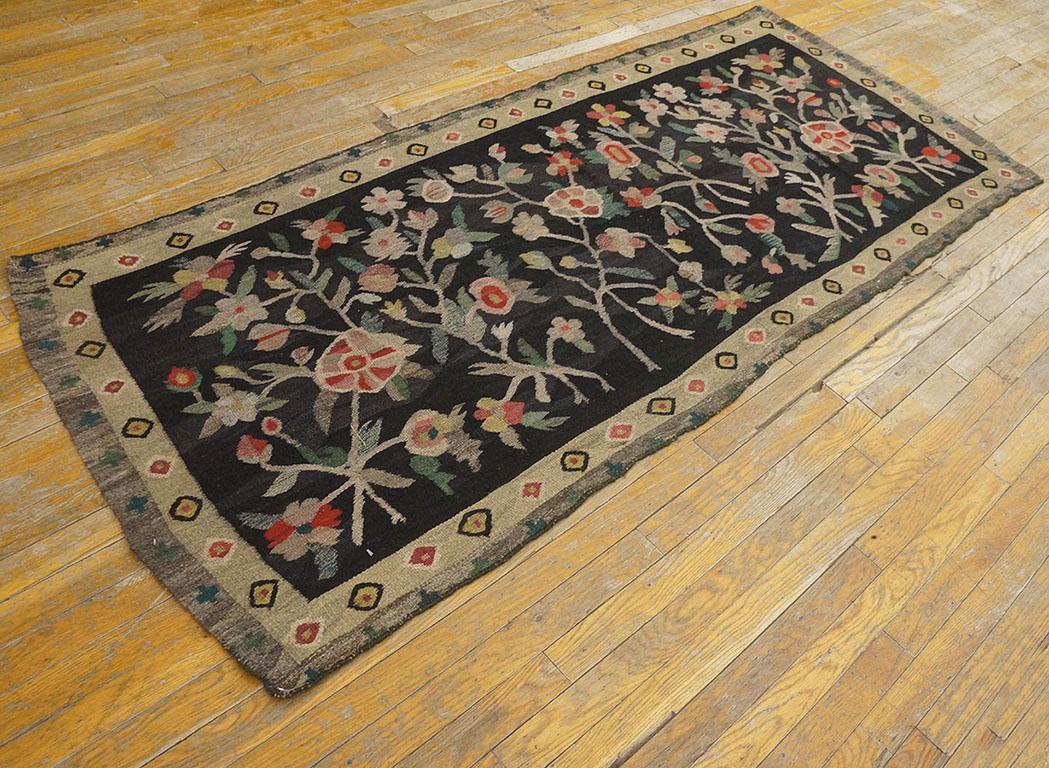 Moldovan Antique European Besserabian Rug 3' 0