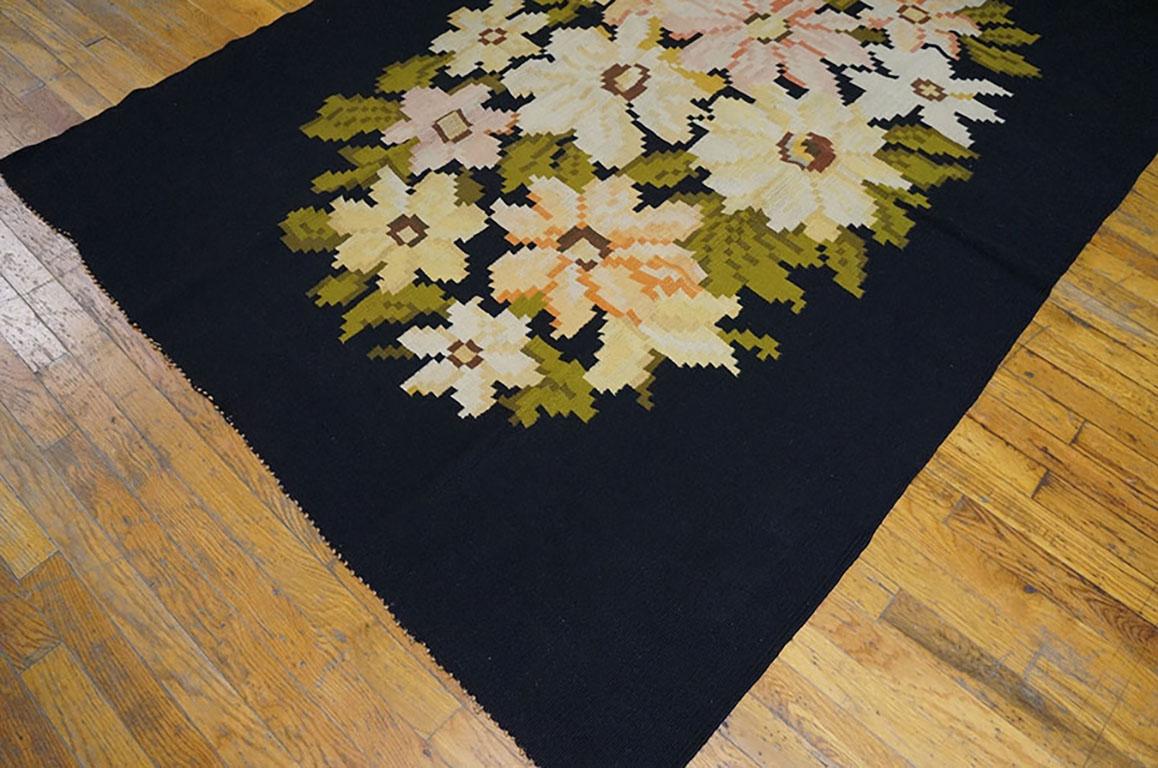 Antique European Besserabian rug. Size: 5'0