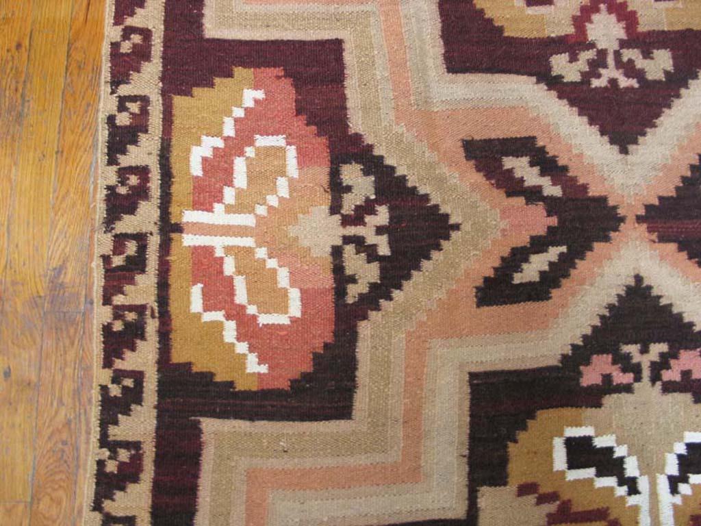 Moldovan Early 20th Century Besserabian Flat-weave Carpet ( 5'2