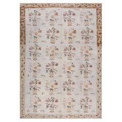 Antique Late 19th Century Besserabian Flat-Weave Carpet ( 7'6" x 11' - 230 x 335 )